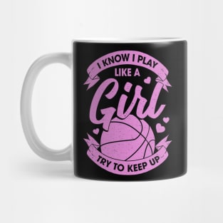 Funny Basketball Girl Gift Mug